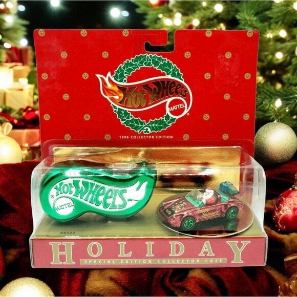 Hot Wheels 1996 Holiday Porsche 911 Targa Tinsel Tracks #4 HW Collector v1 - Picture 1 of 7